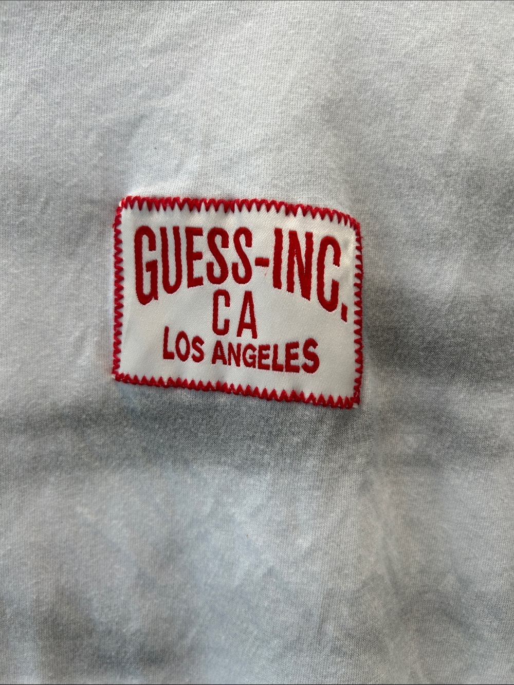 Guess Los Angeles Desert Landscape Graphic T-Shirt XL White Black Cactus Tee - Picture 2 of 5